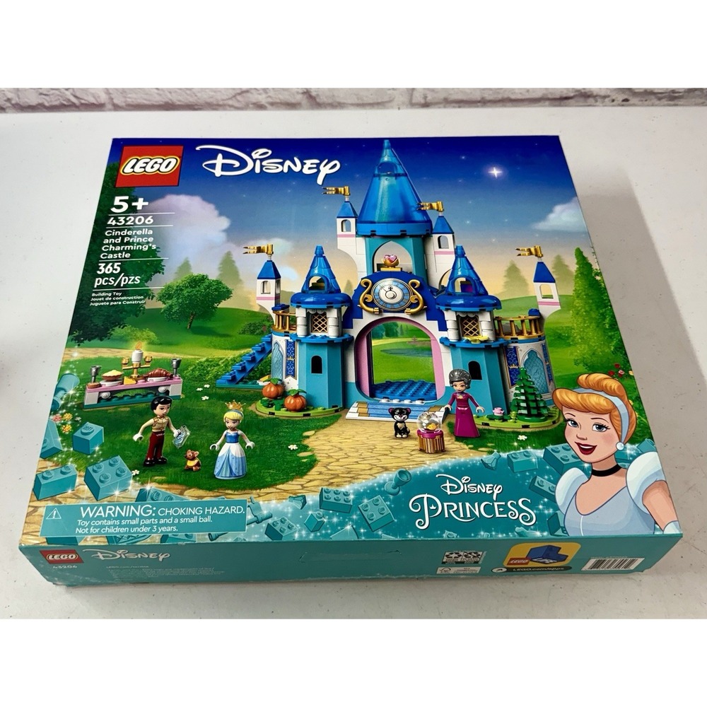 Lego Disney Princess Cinderella and Prince Charming's Castle 43206 *BRAND NEW* - Picture 2 of 2